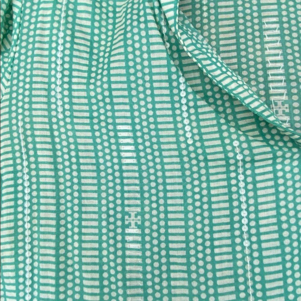 Authentic Tory Burch turquoise sequins tunic